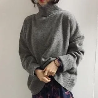 Longsleeved Sweater With Turtleneck