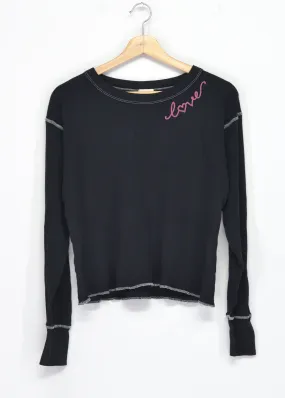 love  Thermal Tee L/S-Black