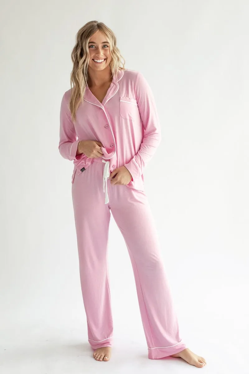 Middle of the Night Pajamas - Light Pink - Final Sale