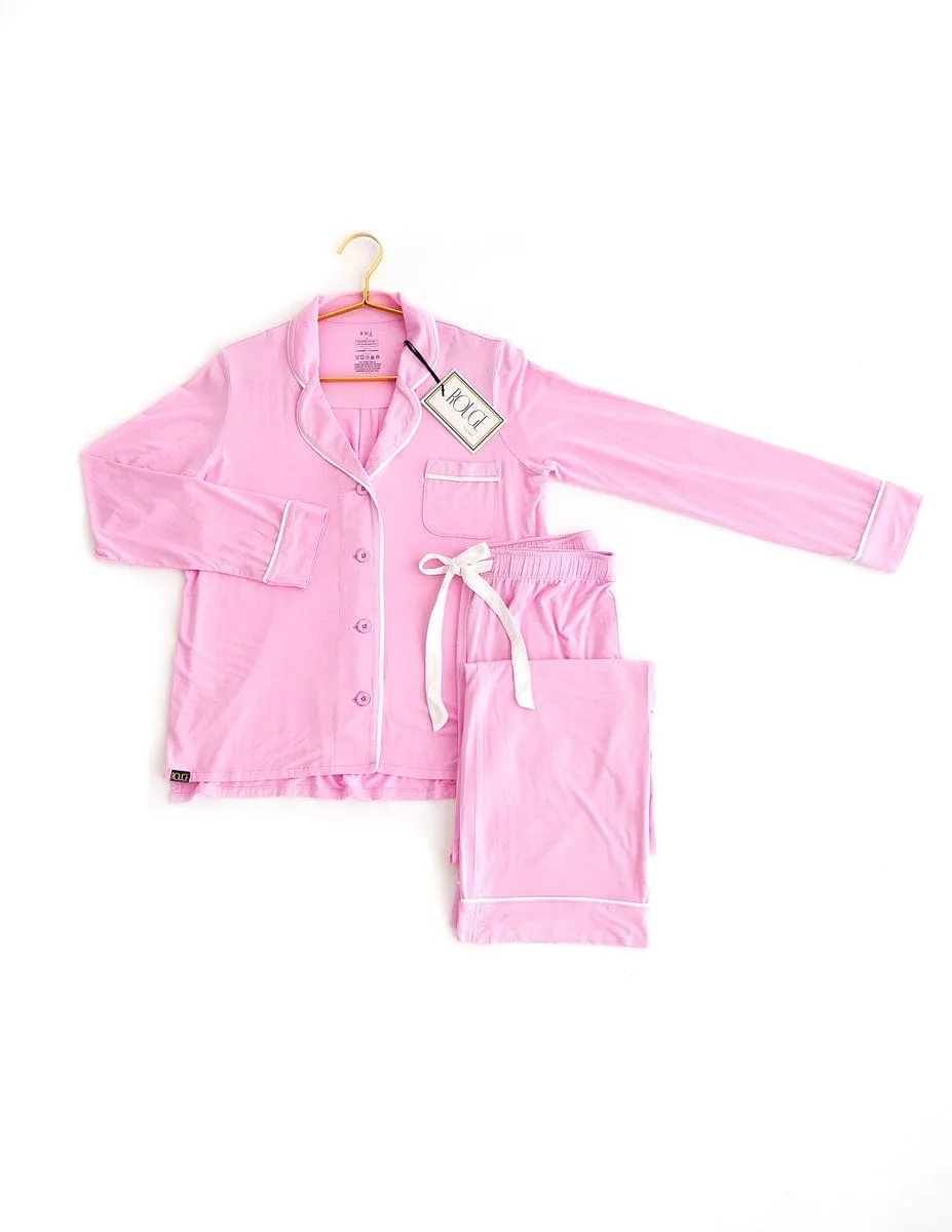 Middle of the Night Pajamas - Light Pink - Final Sale