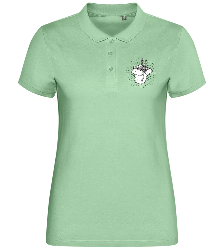 Noodles Takeaway Design - Comfort women's polo shirt