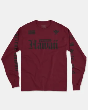 OLDE ICONS Burgundy Longsleeve