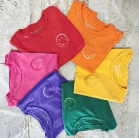 Rainbow Smiley Tee(6Colors)