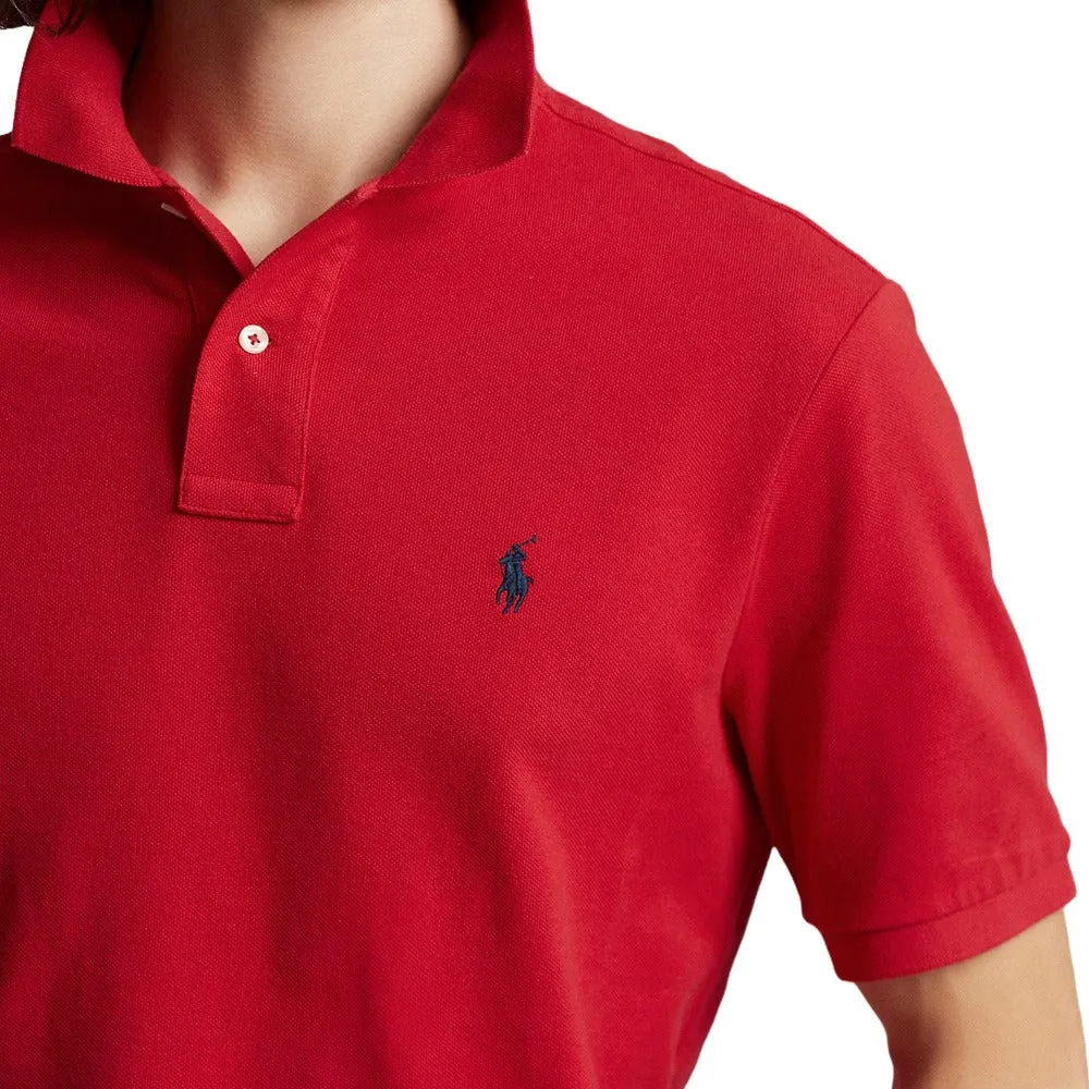 Ralph Lauren Shortsleeve Mesh Custom Slim Fit Solid Golf Polo (BSR) 2024