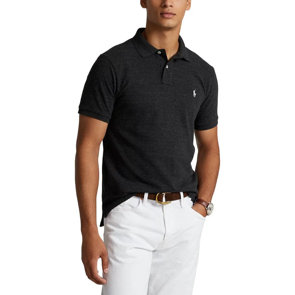 Ralph Lauren Shortsleeve Mesh Custom Slim Fit Solid Golf Polo (BSR) 2024