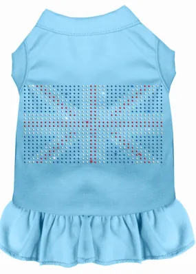 Rhinestone British Flag Dress Baby Blue Xxxl (20)