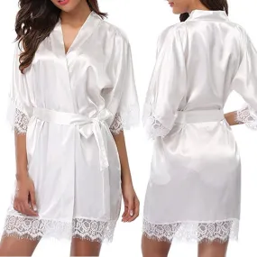 Robe Nightgown Set with Matching Belt