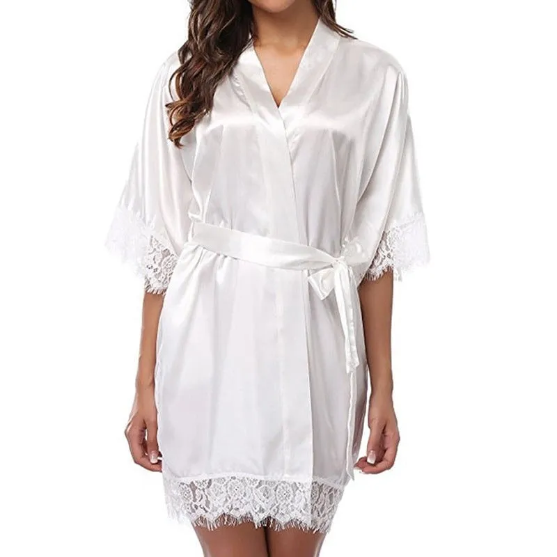 Robe Nightgown Set with Matching Belt