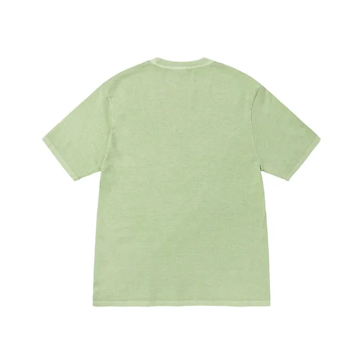 S TALK PIGMENT DYED TEE / STUSSY / SAGE