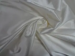 Silk satin with lycra/spandex 44" wide ivory [4135]