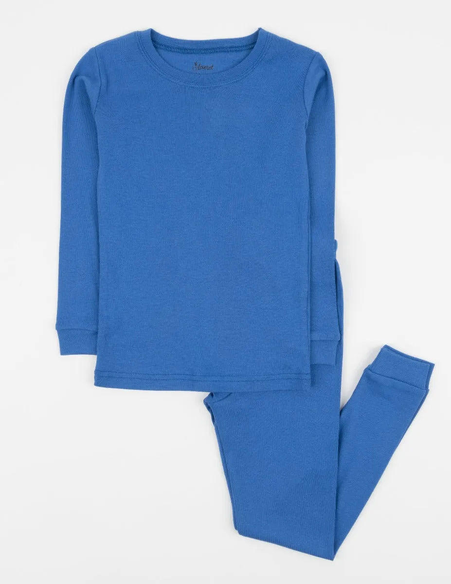 Solid Color Classic Cotton Pajamas