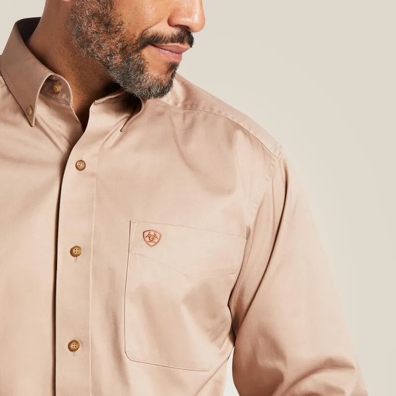 Solid Twill Men's Classic Fit Shirt | 10000505