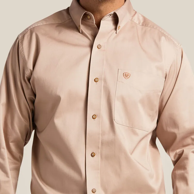 Solid Twill Men's Classic Fit Shirt | 10000505