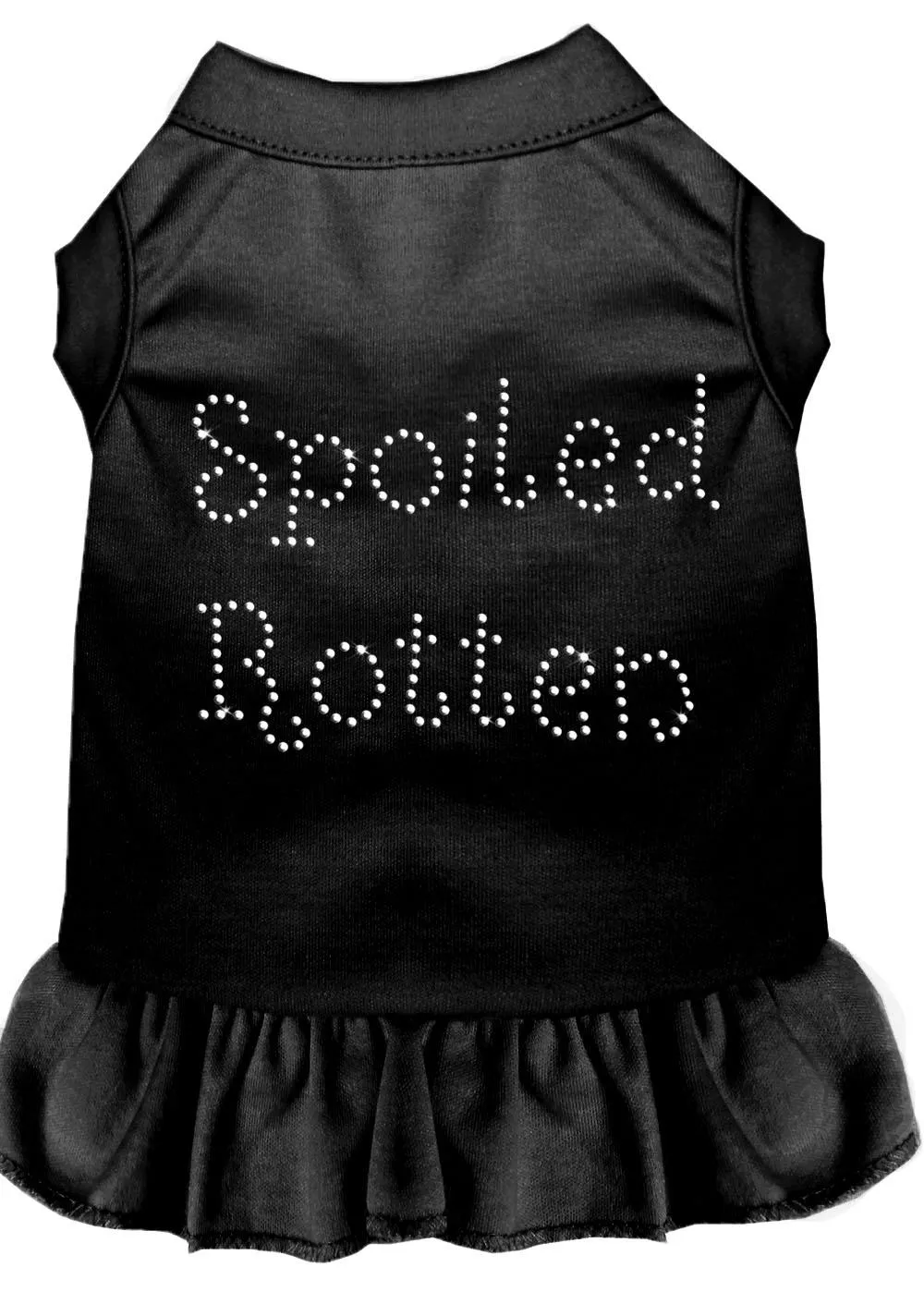 Spoiled Rotten Rhinestone Dress Black 4x (22)