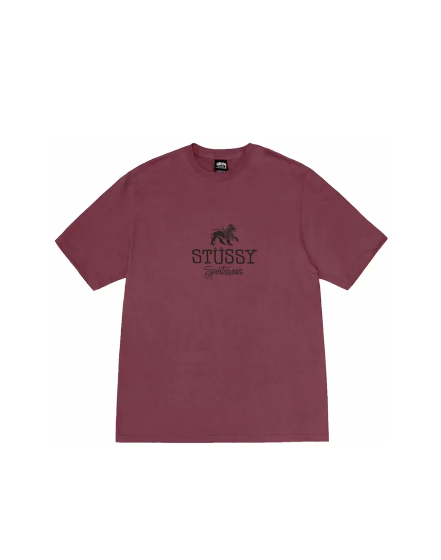 Stüssy Sportswear Tee: Ox Blood