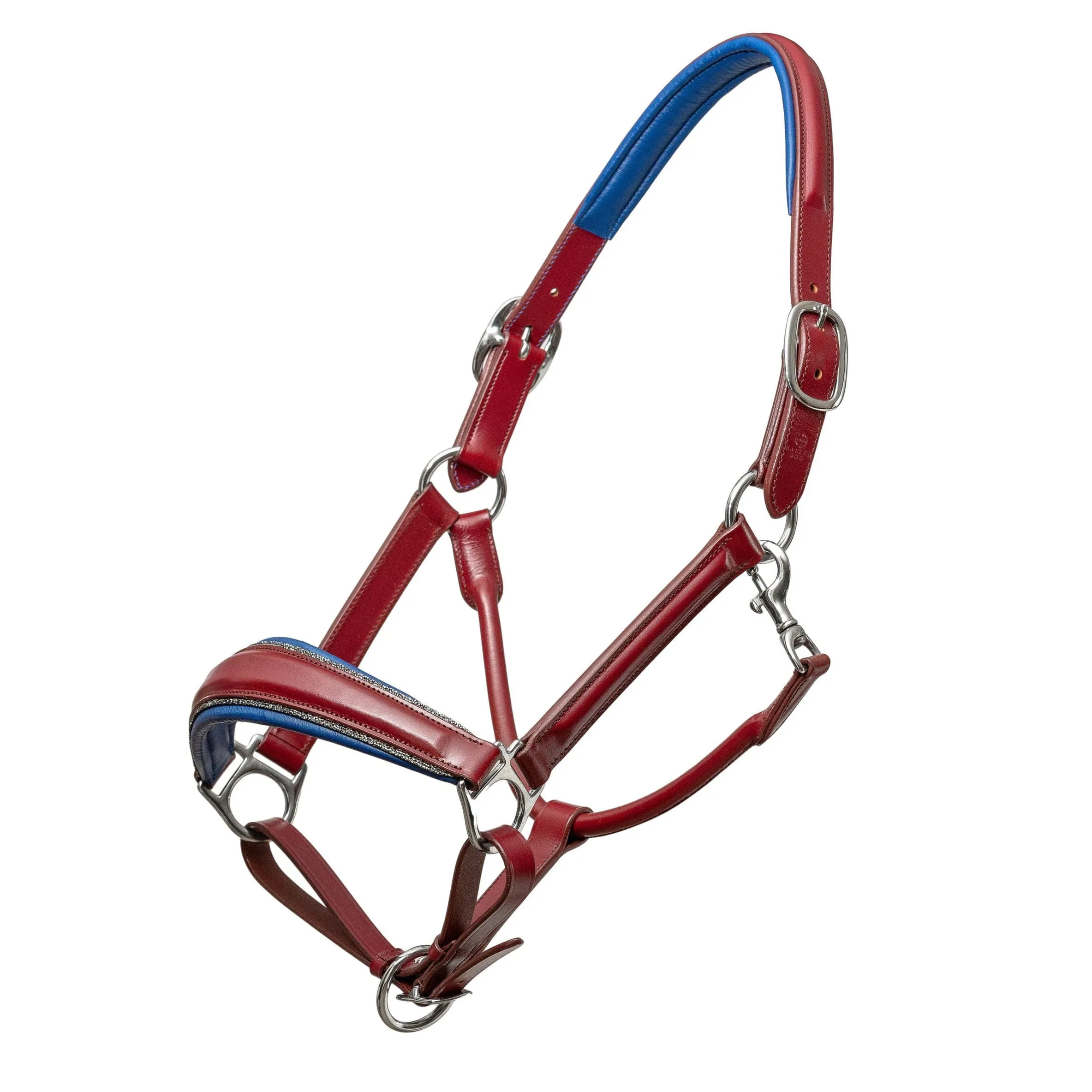 The Cherrywood Red Leather Halter (Pathway to the Podium Collection)