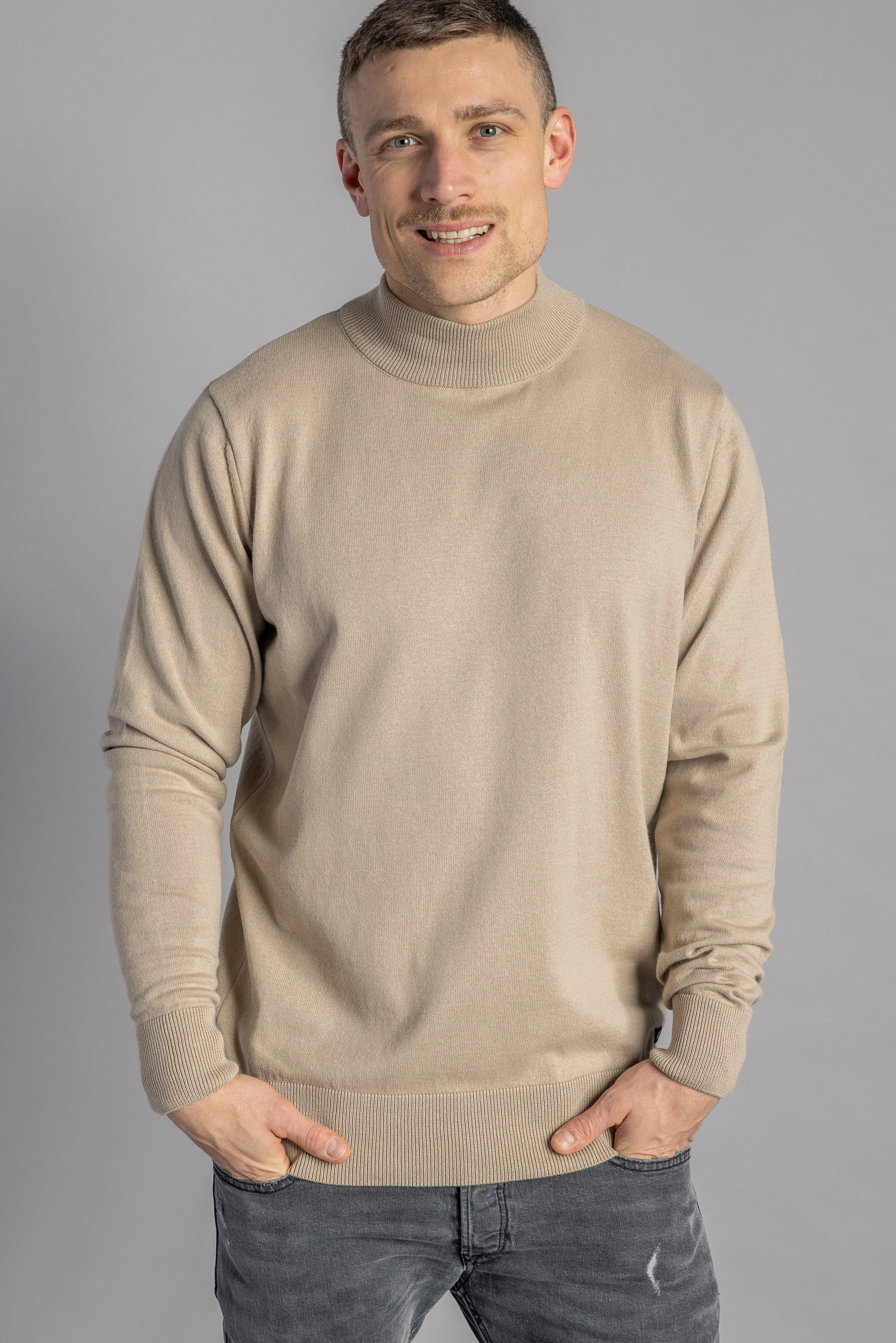 Turtleneck Strick-Pullover