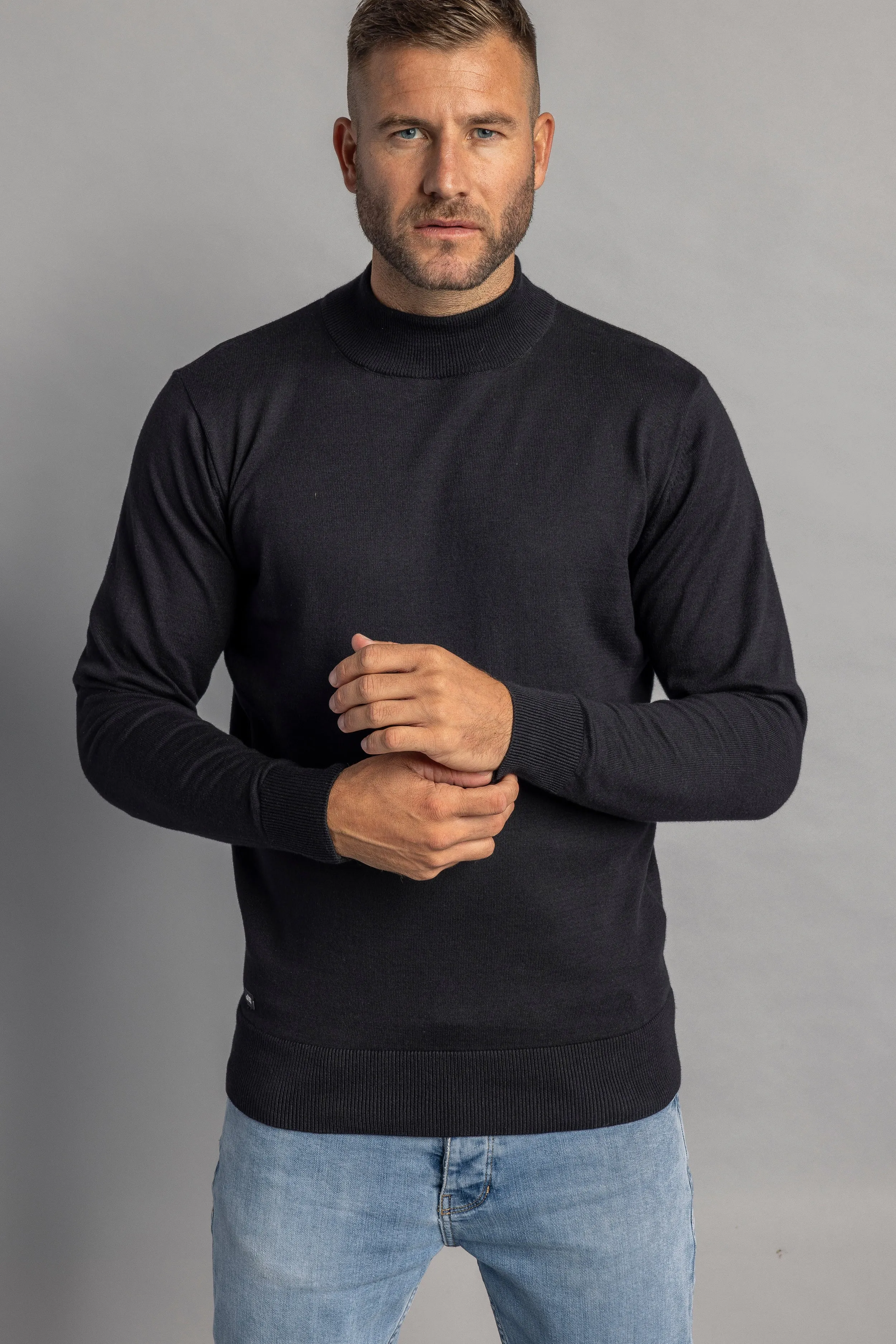 Turtleneck Strick-Pullover