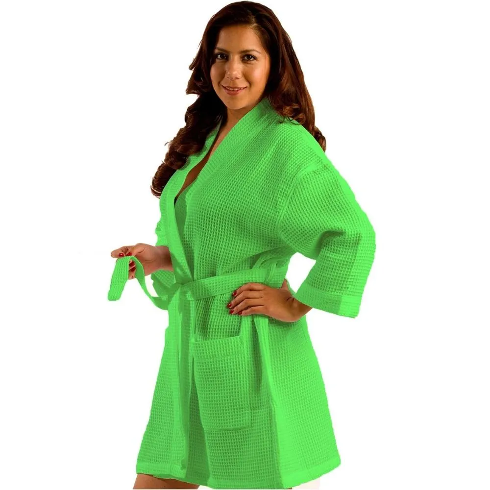 Waffe Square Thigh Length Kimono Robes for Women