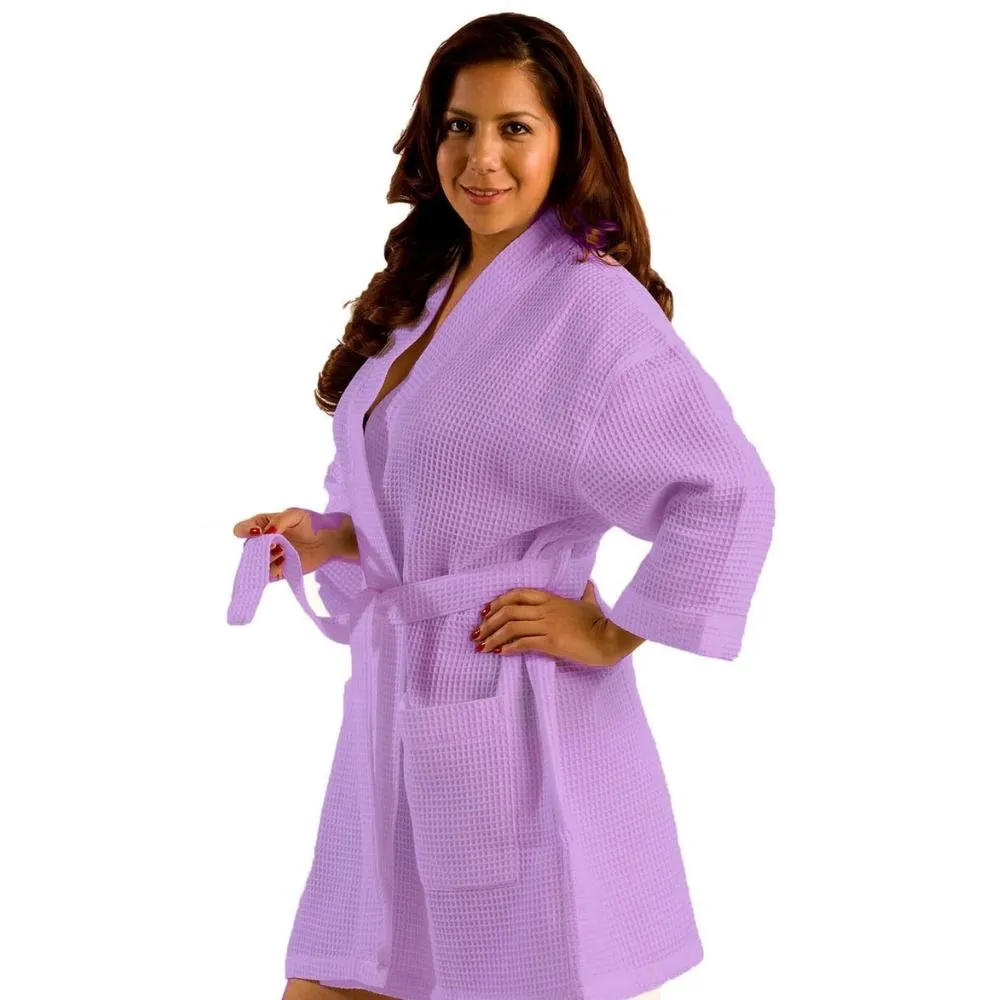 Waffe Square Thigh Length Kimono Robes for Women