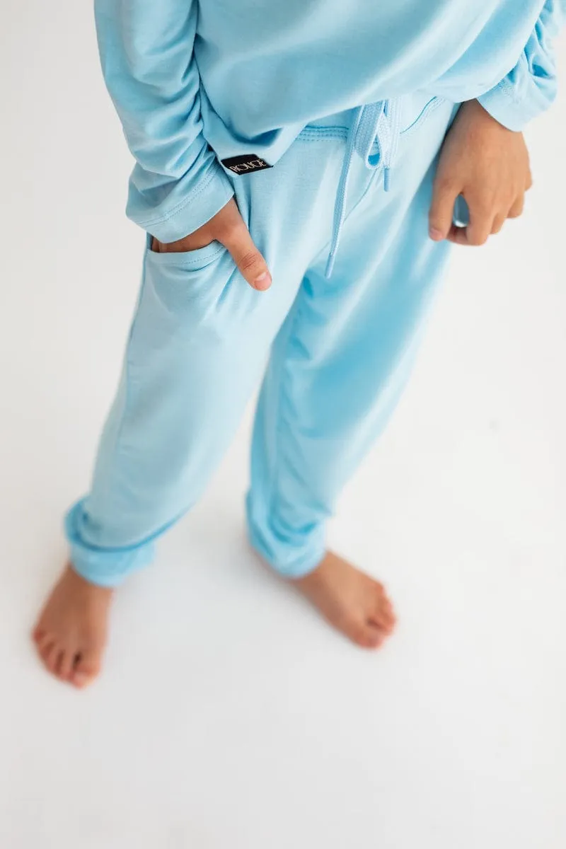 Will be Remembered Pajamas - Light Blue - Final Sale